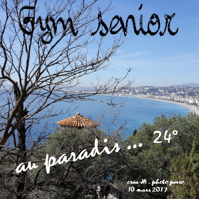 dans le jardin du château où je fais la gym de temps en temps