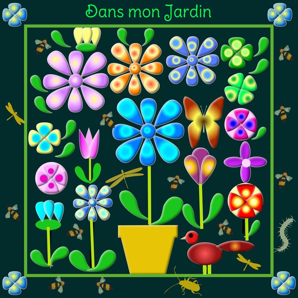 dans mon jardin