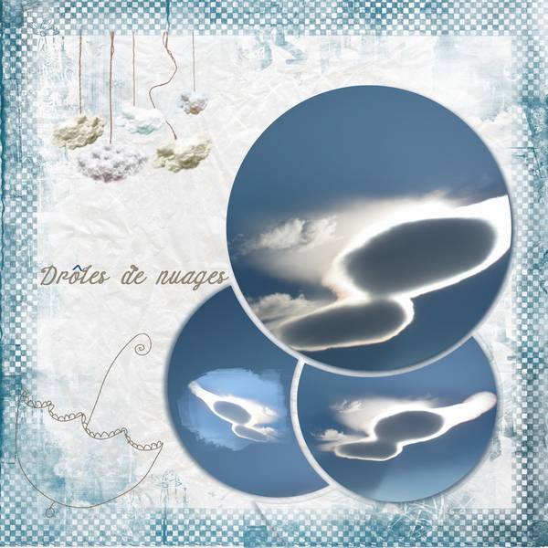 De bien droles de nuages hier au soir