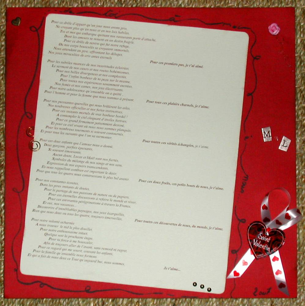 De toi à moi...à nous...