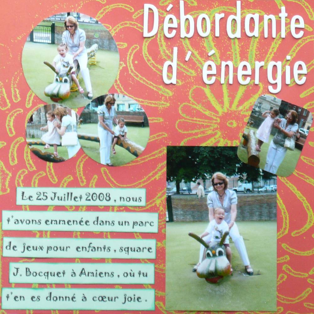 débordante d'énergie