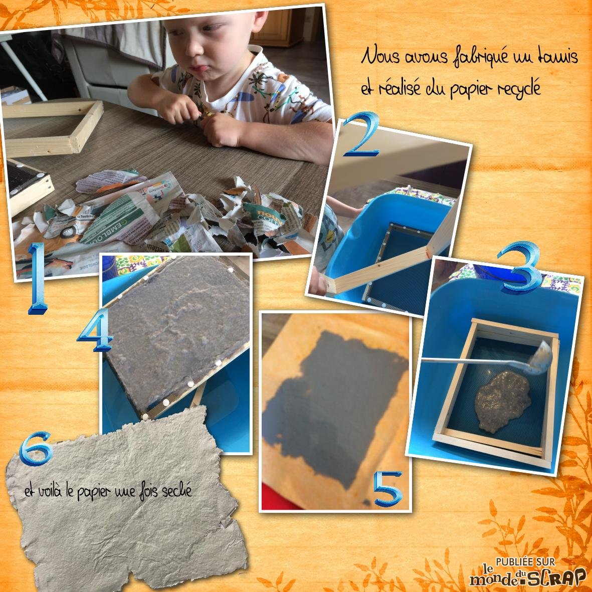 déchirer du papier.