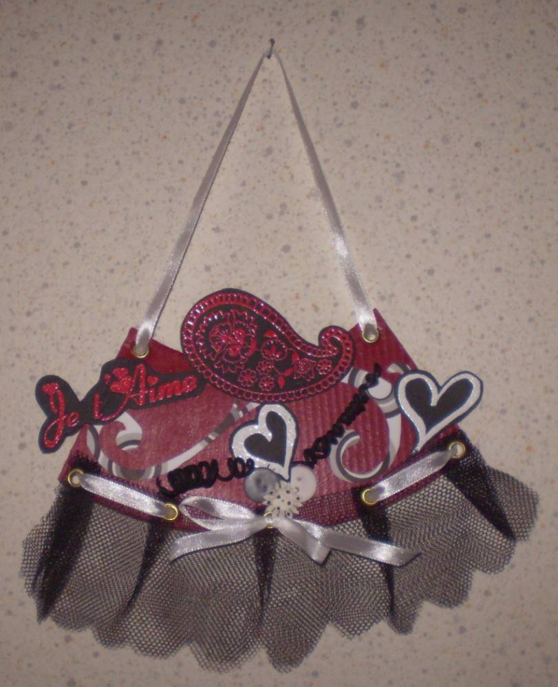 déco à suspendre "Je t'aime"