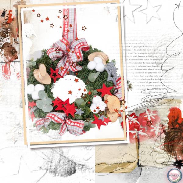 Décoration de porte.