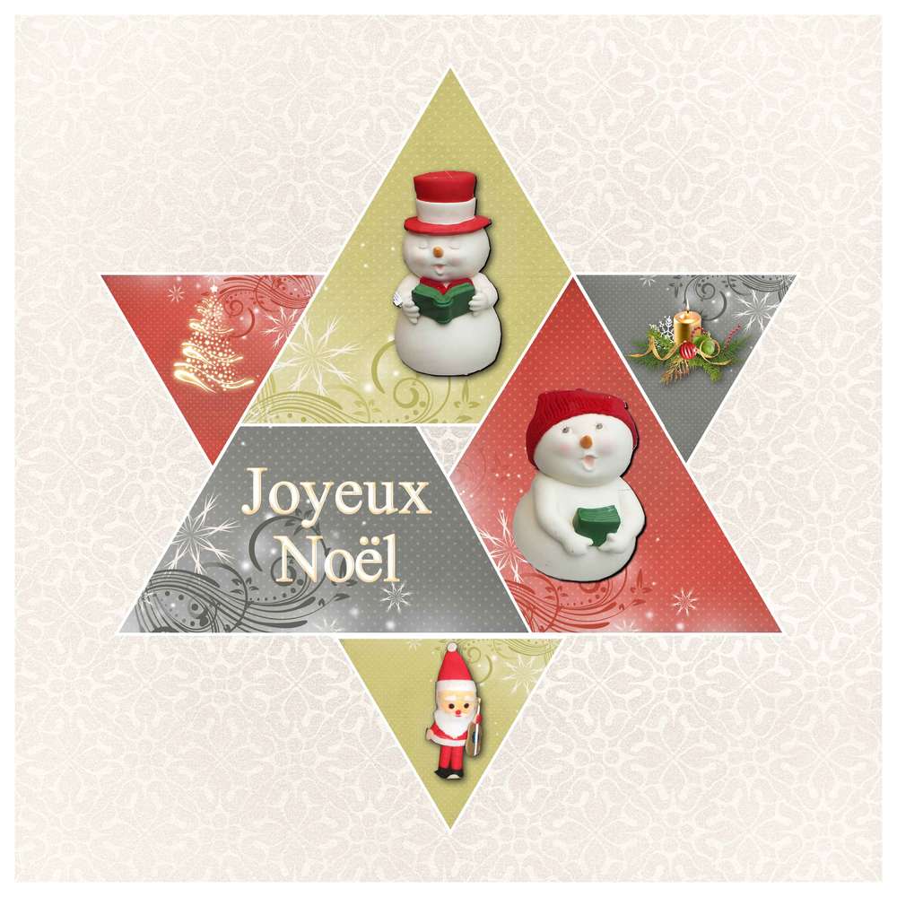 Défi 12 Scraplift carte de Noël de Martine