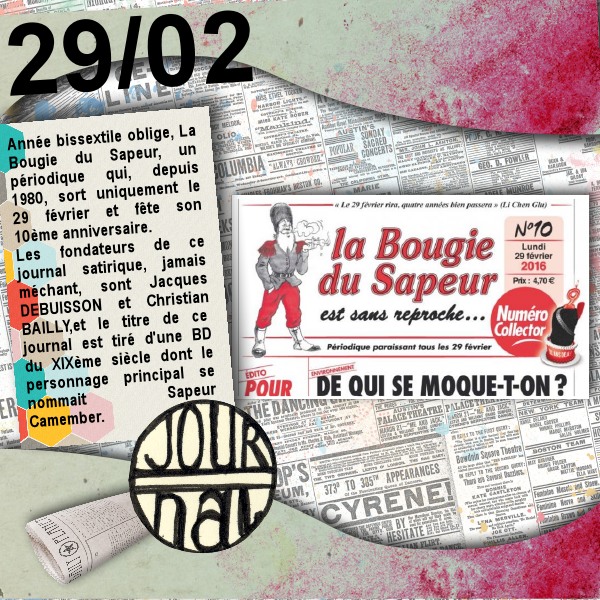 Défi 29 février de Pique