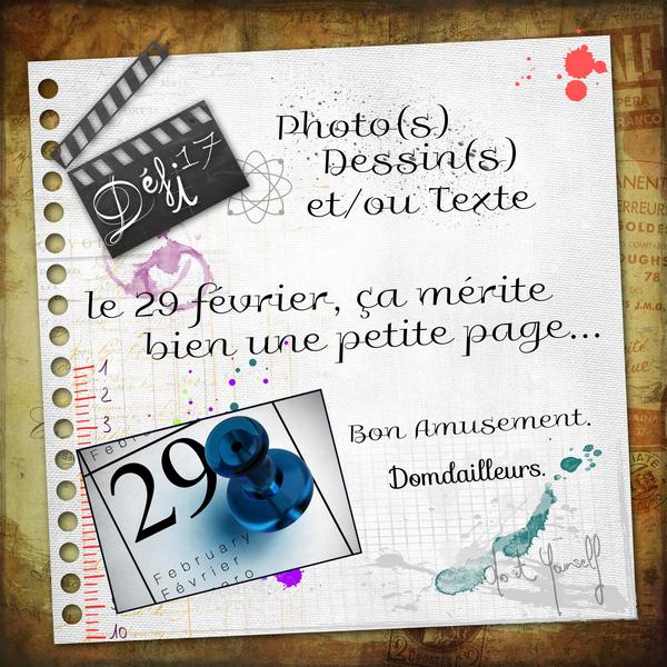 Défi 29 février