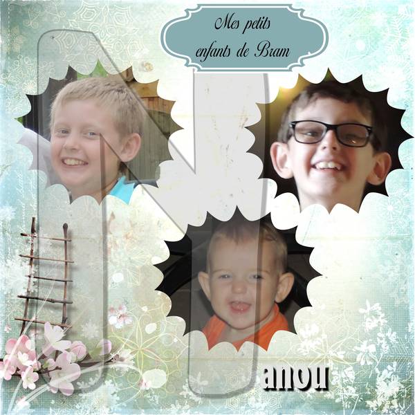 défi 3 photos et lettrine moison