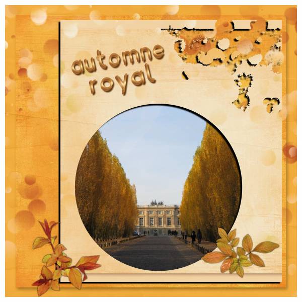 Défi automne de Mamyrose