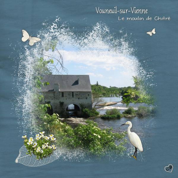 défi bleu et blanc Laurette