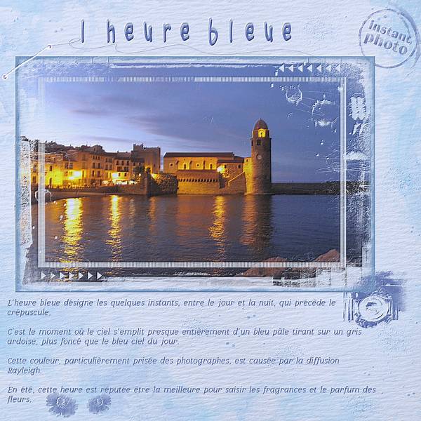 DEFI BLEU GILBERTE