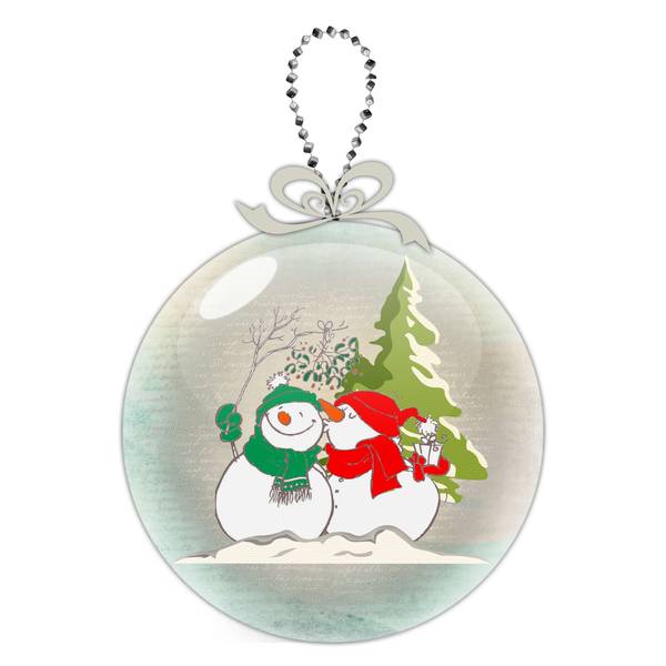 Défi boule de Noël de Gilberte