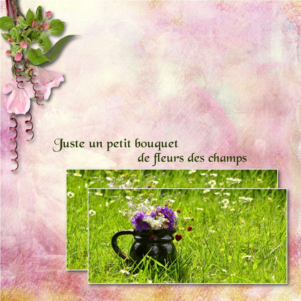 Défi bouquet Gilberte Fleurs des champs