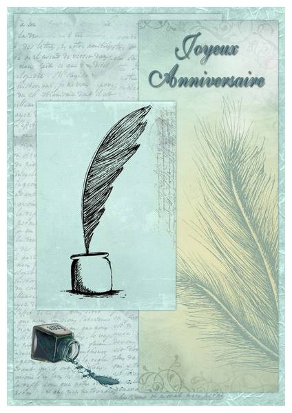 Défi Carte anniversaire de Christiane