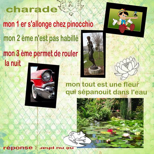 défi charade melodie