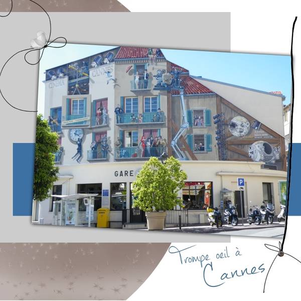 Défi Corinne Trompe oeil Cannes