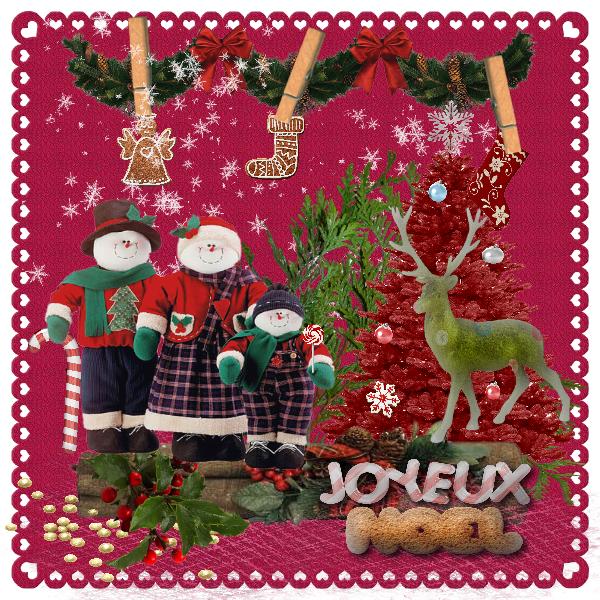 defi couleur et Noël