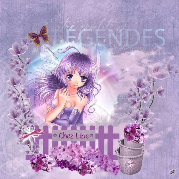 Défi couleur mauve à violet Laurette