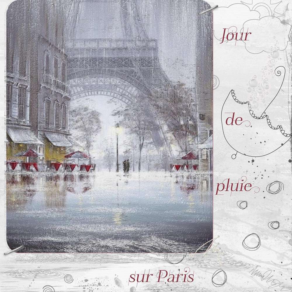 DEFI CYANNE JOUR DE PLUIE