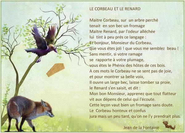 DEFI FABLE DE LA FONTAINE KINOULILINE