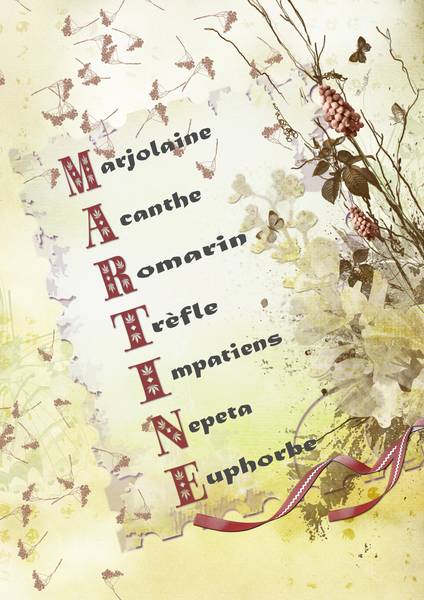 Défi Gilberte - Acrostiche