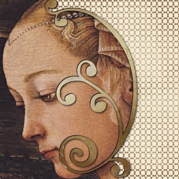 Défi Gilberte - Arabesque + points jaunes