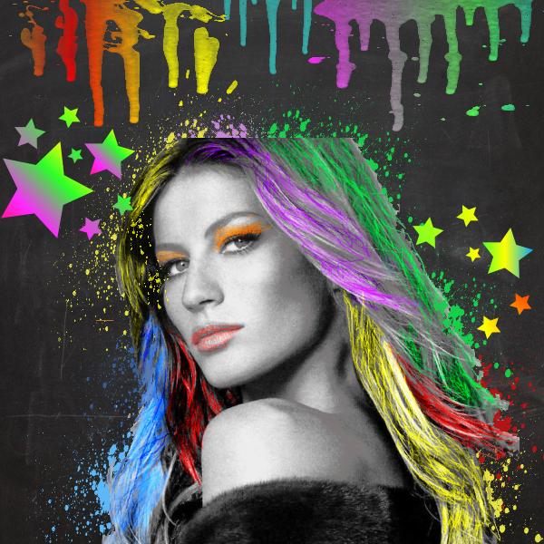 Défi Gilberte arc en ciel