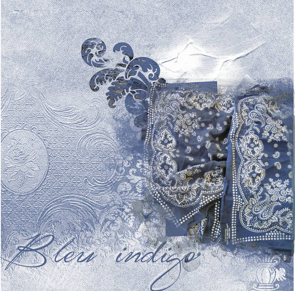 Défi Gilberte - bleu indigo
