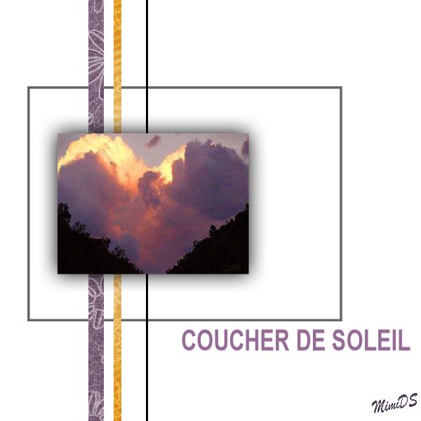 Défi Gilberte Coucher de Soleil