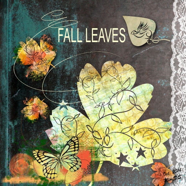 Défi Gilberte Feuille sculptée 2