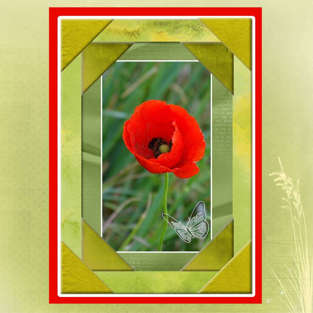 Défi Gilberte - Iris Folding