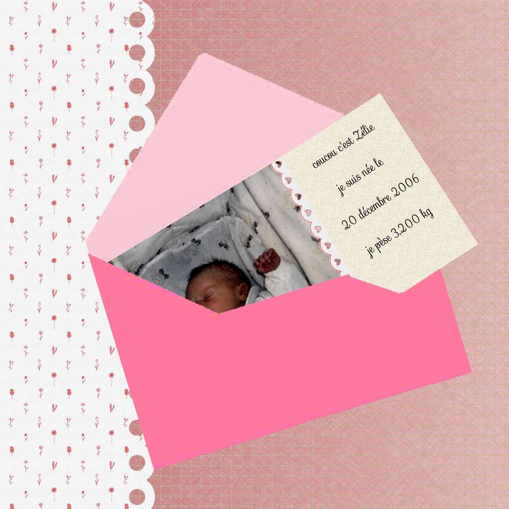 défi Gilberte, l'enveloppe....