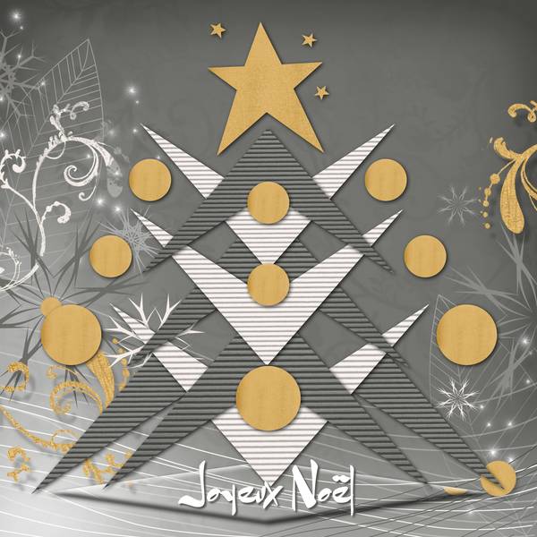 Défi Gilberte - Sapin de Noël en gabarits