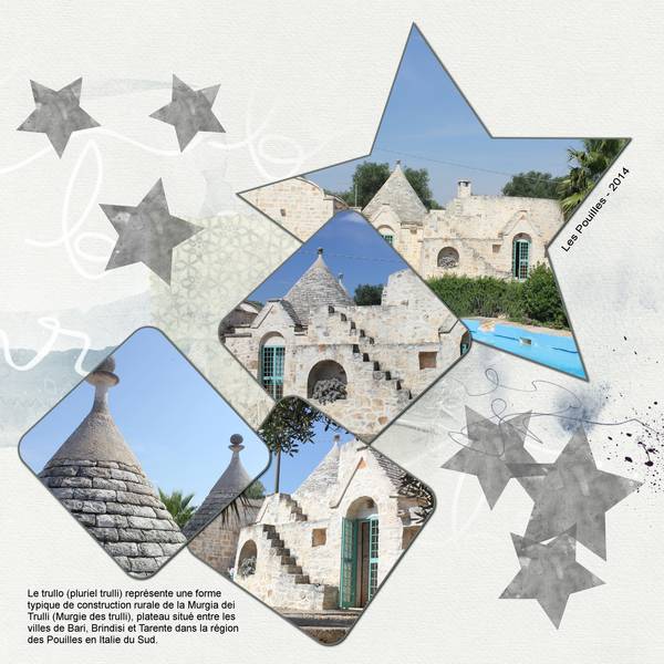 Défi Gilberte - Scraplift template