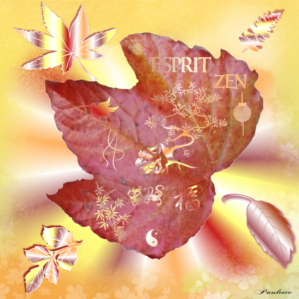 défi gilberte sculture sur feuille