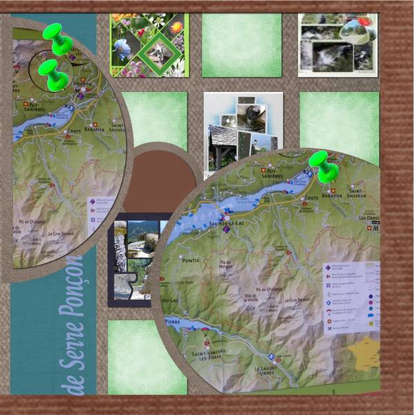 défi Kateline - carte géographique