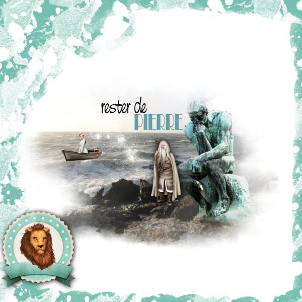 defi la mer et la statue