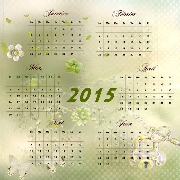 Defi laurette calendrier