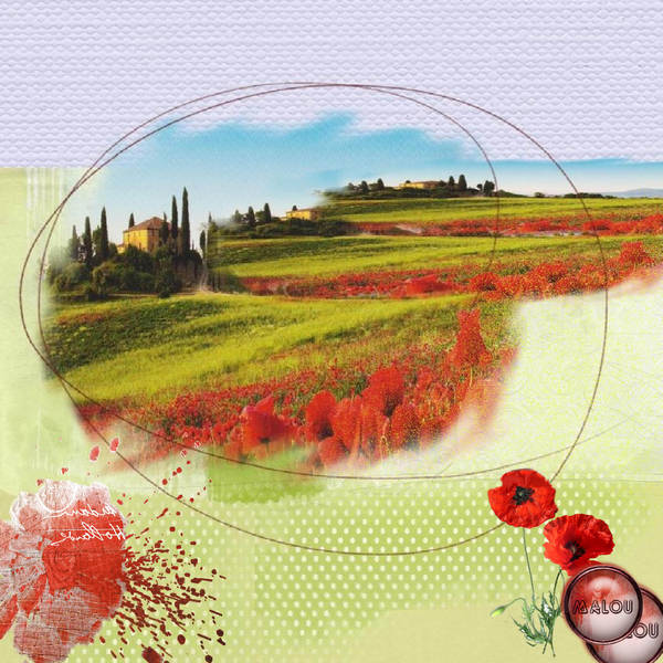 Défi Laurette - coquelicots.