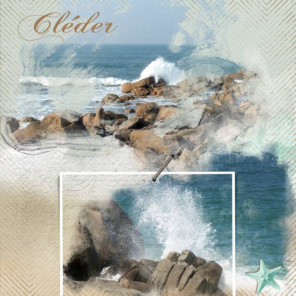 Défi Laurette - mer houleuse.