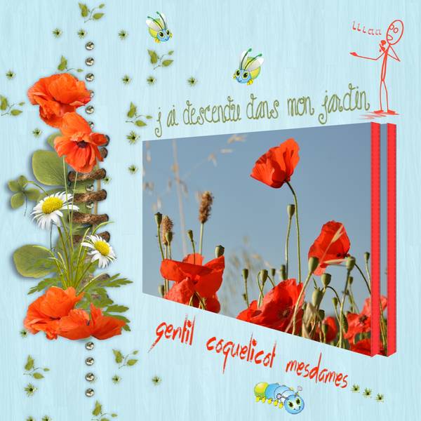 DEFI  LAURETTE S. 27  COQUELICOTS