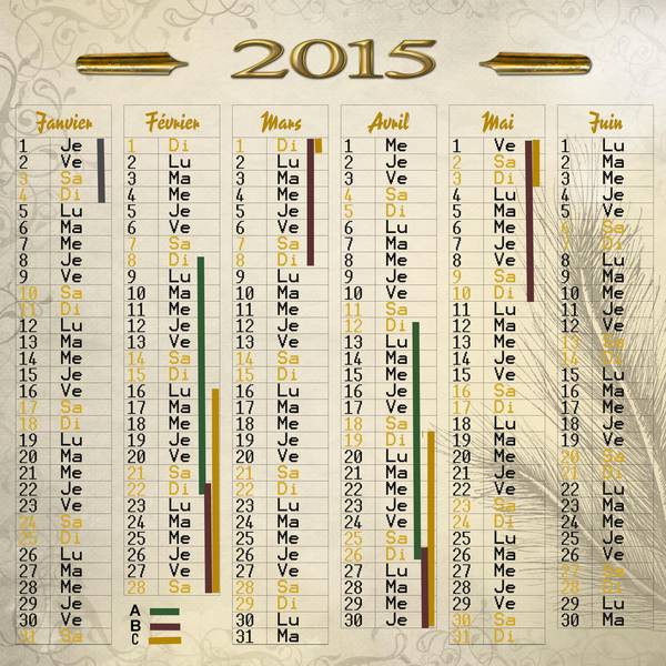 Défi Laurette - Sem 46 - Calendrier