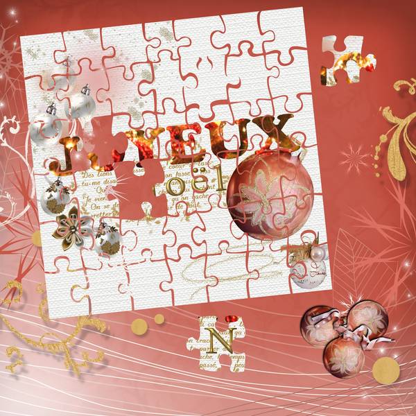 Défi Laurette - semaine 50 - puzzle