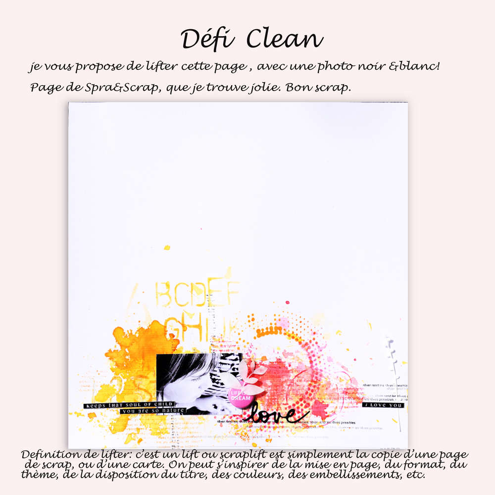 Défi lift d'une page