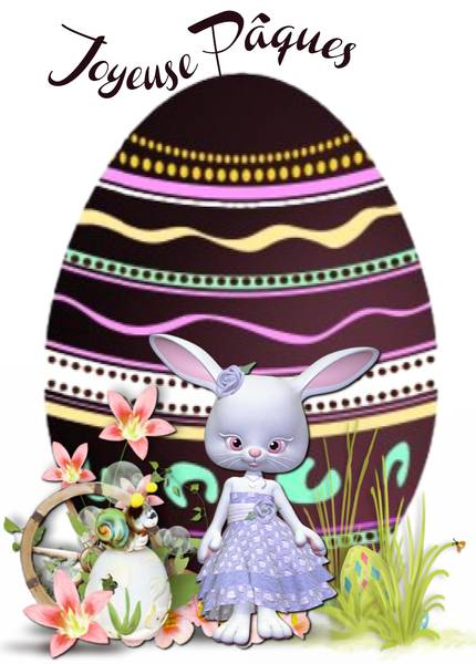 défi l'oeuf de Pâques.... gilberte