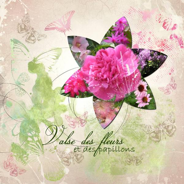 défi Max rond fleurs