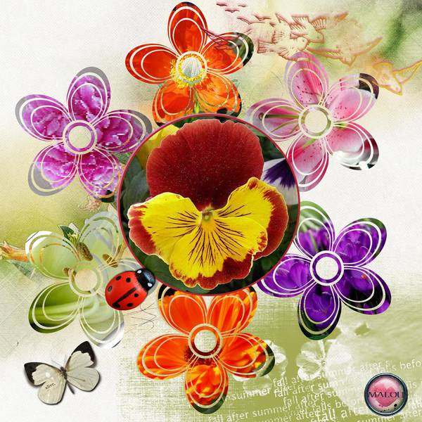 Défi Max : ronde florale