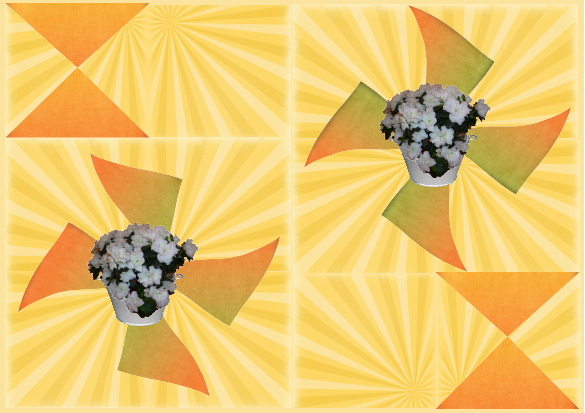 Défi Max vase de fleurs