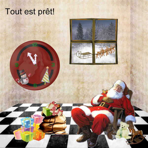 défi Mélodie le réveil du père-noël