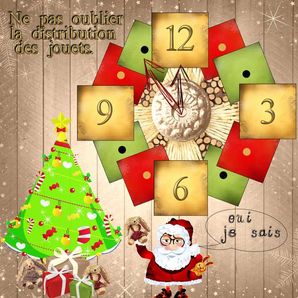 défi Mélodie réveil du père Noel